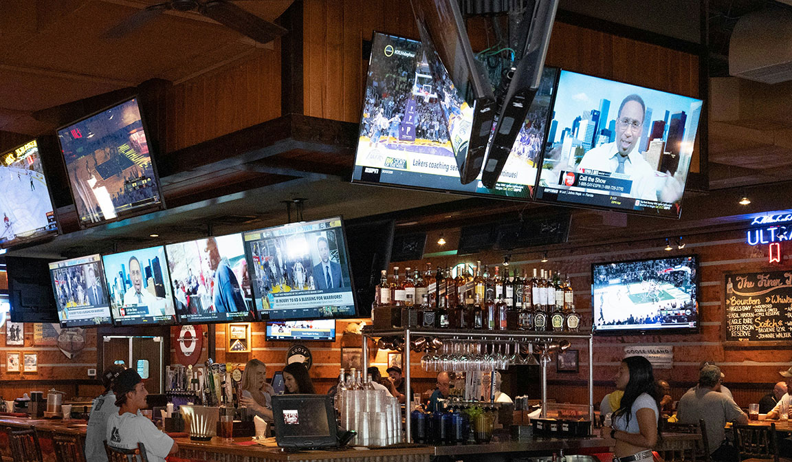 How Many TVs Does a Sports Bar Actually Need?
